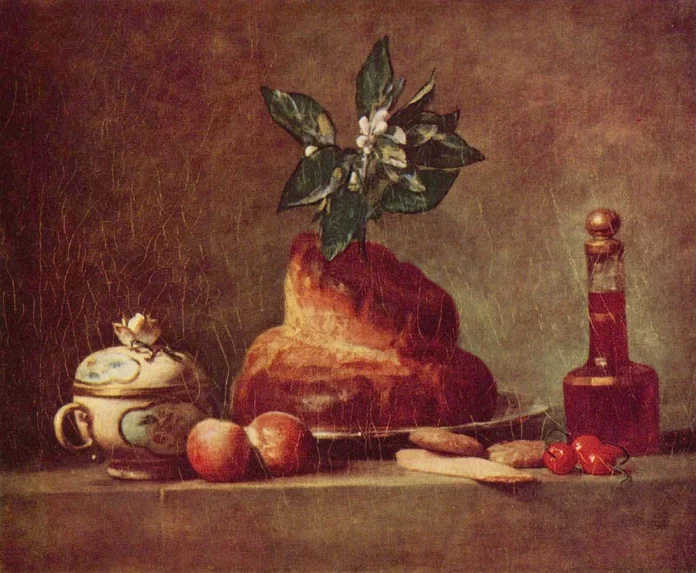 The Brioche by Jean-Baptiste Siméon Chardin, 1763