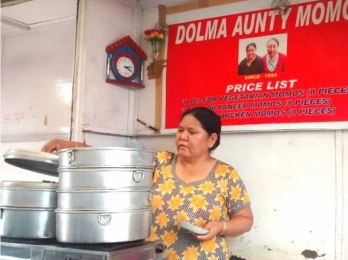 Dolma Aunty Momos, the first momo stall in New Delhi